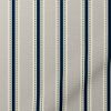 Twill Stripe Linen Deep Blue 15827
