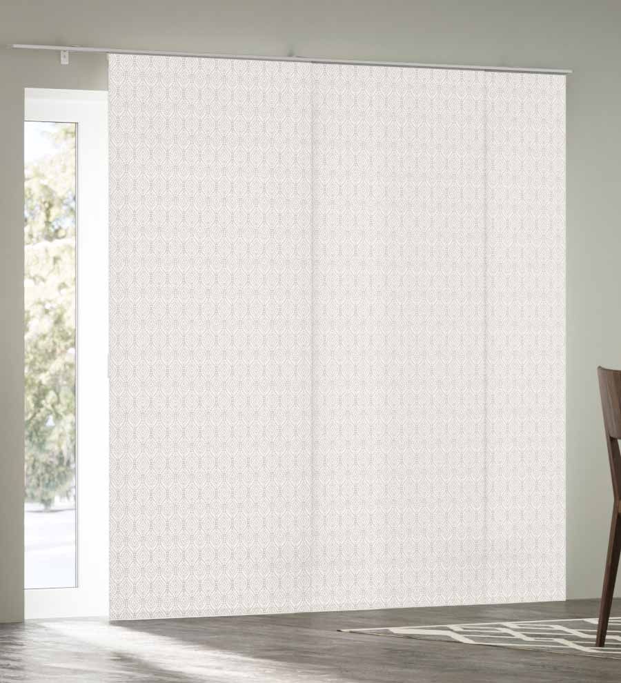 White Embossed Panel Tracks
