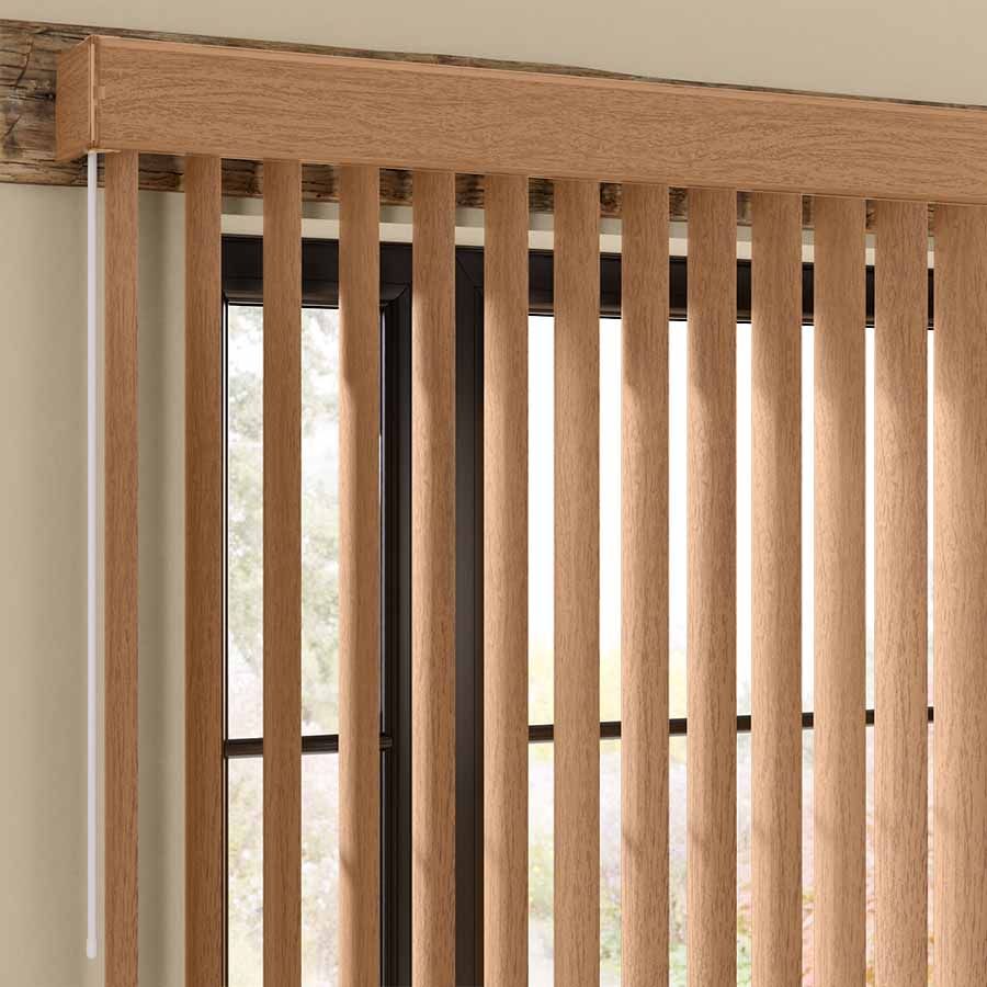 Select Series Faux Wood Vertical Blinds