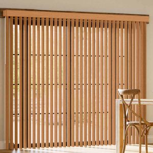 Select Faux Wood Vertical Blinds