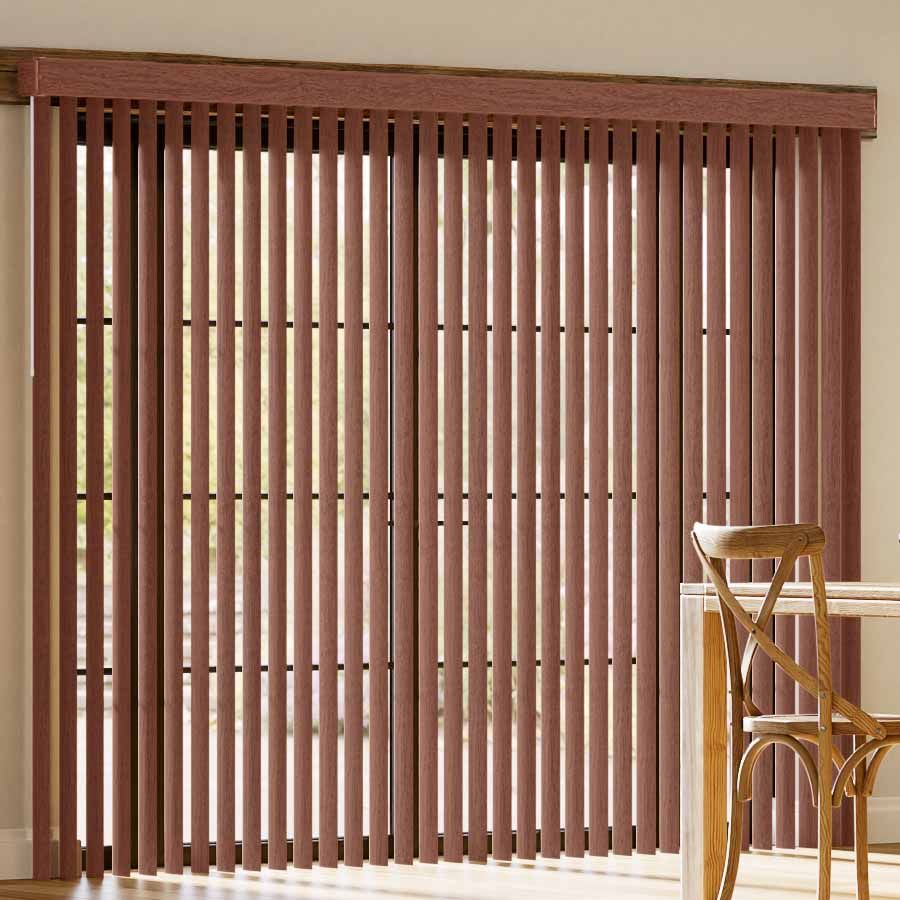 Select Series Faux Wood Vertical Blinds