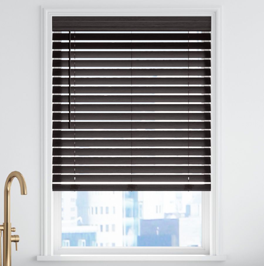 2 1/2" Luxe Modern Faux Wood Blinds