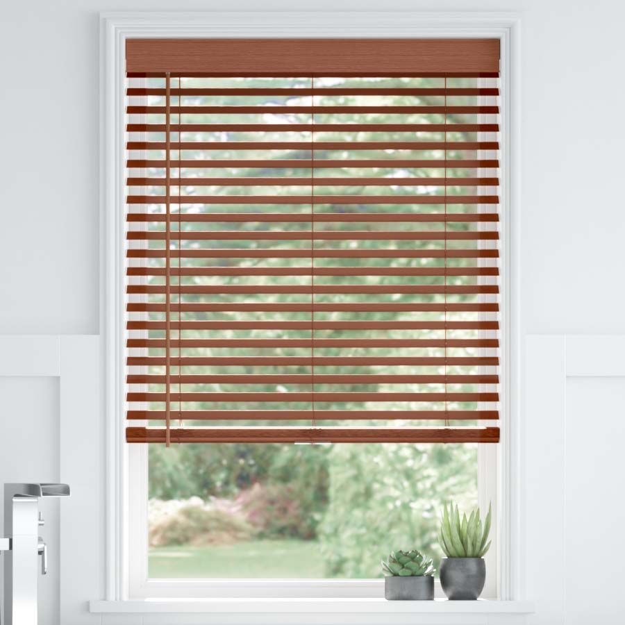 2" Designer Faux Wood Blinds