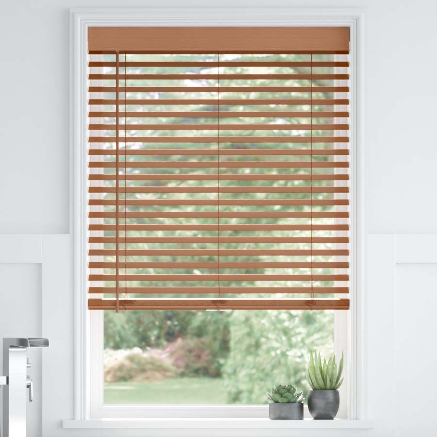 2" Designer Faux Wood Blinds