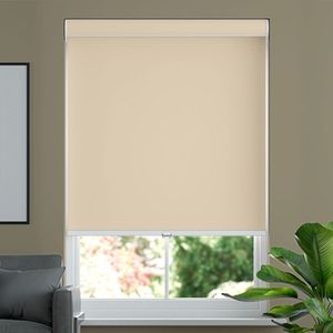 Custom Size 100% Blackout Roller Blinds Commercial Quality 6 Colours 
