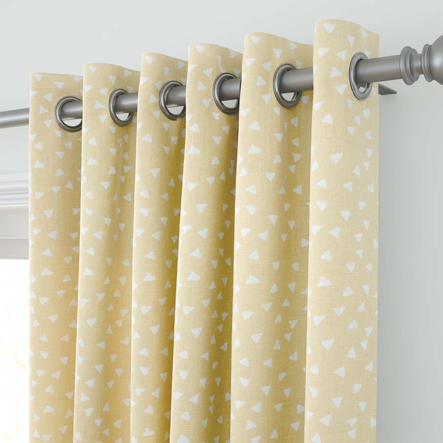 Mustard Tilted Triangles 11182