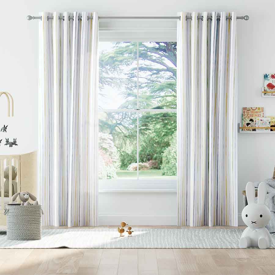 Gold Multi Painted Stripes 11198