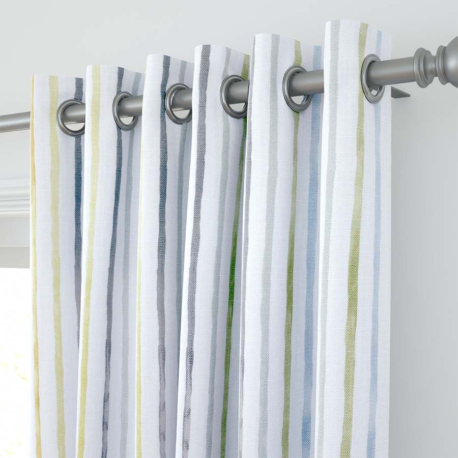 Gold Multi Painted Stripes 11198
