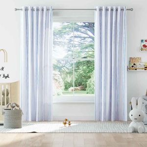 Blue Multi Painted Stripes 11199