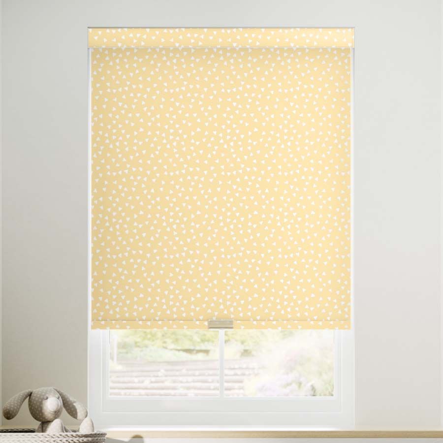 Mustard Tilted Triangles 11575