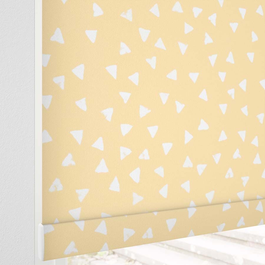 Mustard Tilted Triangles 11575