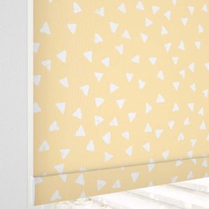 Mustard Tilted Triangles 11575
