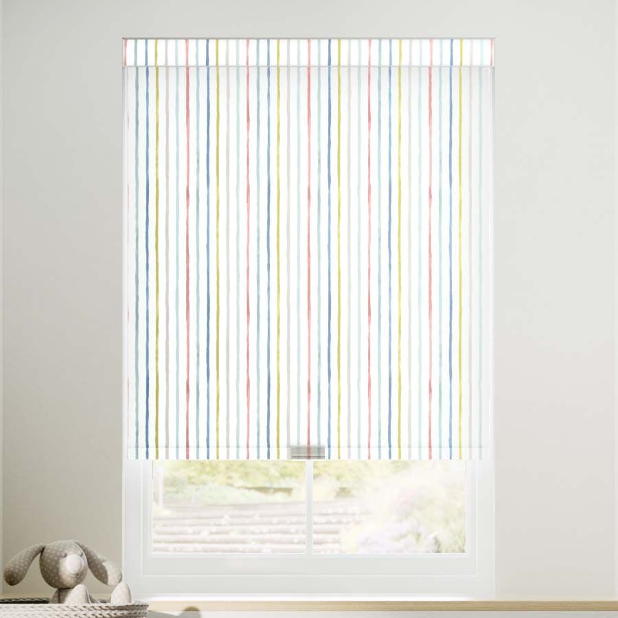 Bright Multi Painted Stripes 11583