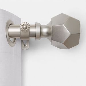 Faceted Adjustable Curtain Rods