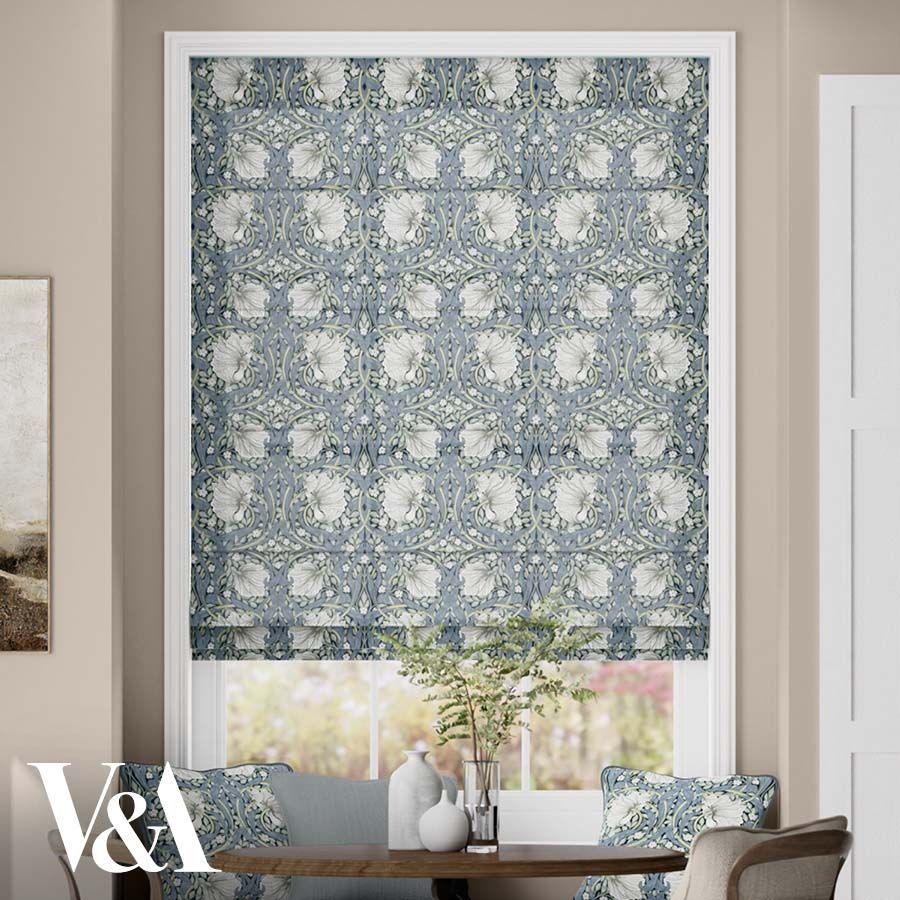 Roman Shades V & A Printed Roman Shades