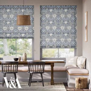 Honeysuckle and Tulip Grey Blue 11767