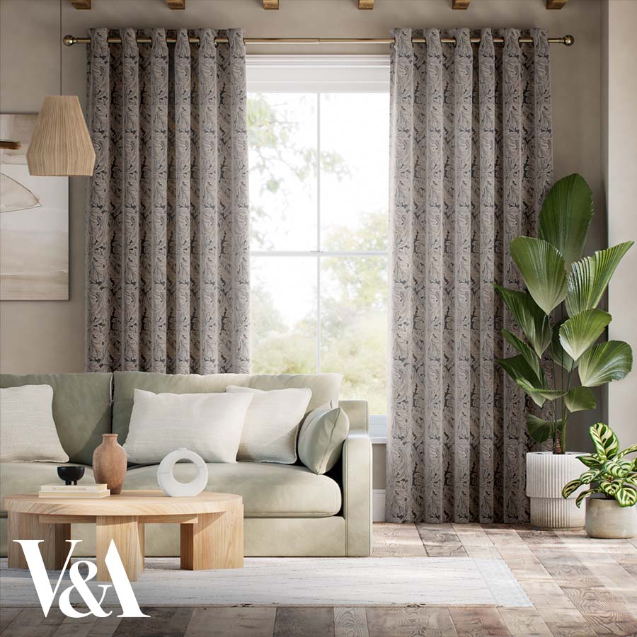 Acanthus Jacquard Antique Bronze 14903
