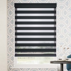 Black Solid Weave 12476