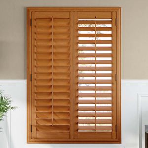 Luxe Modern Stained Shutters