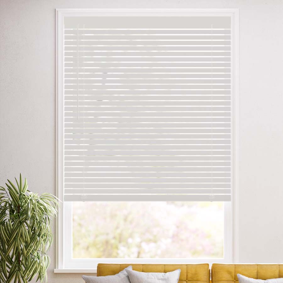 2" Cordless Faux Wood Blinds