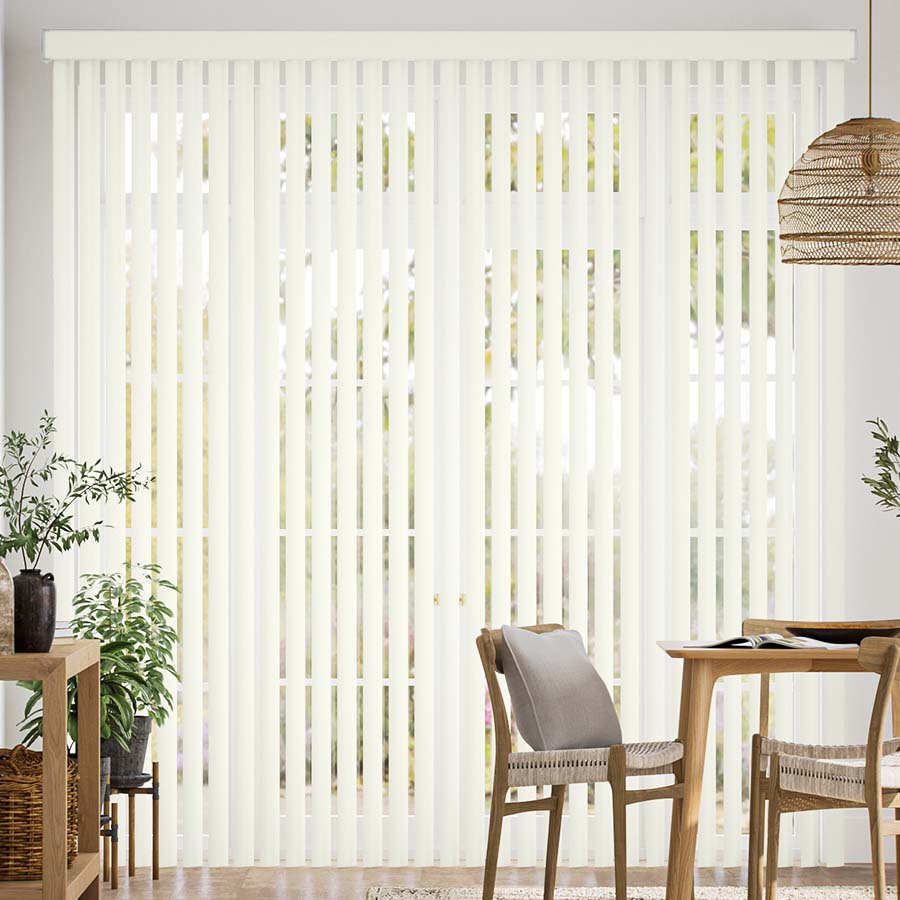Vertical Blinds Contemporary - White, Select Blinds