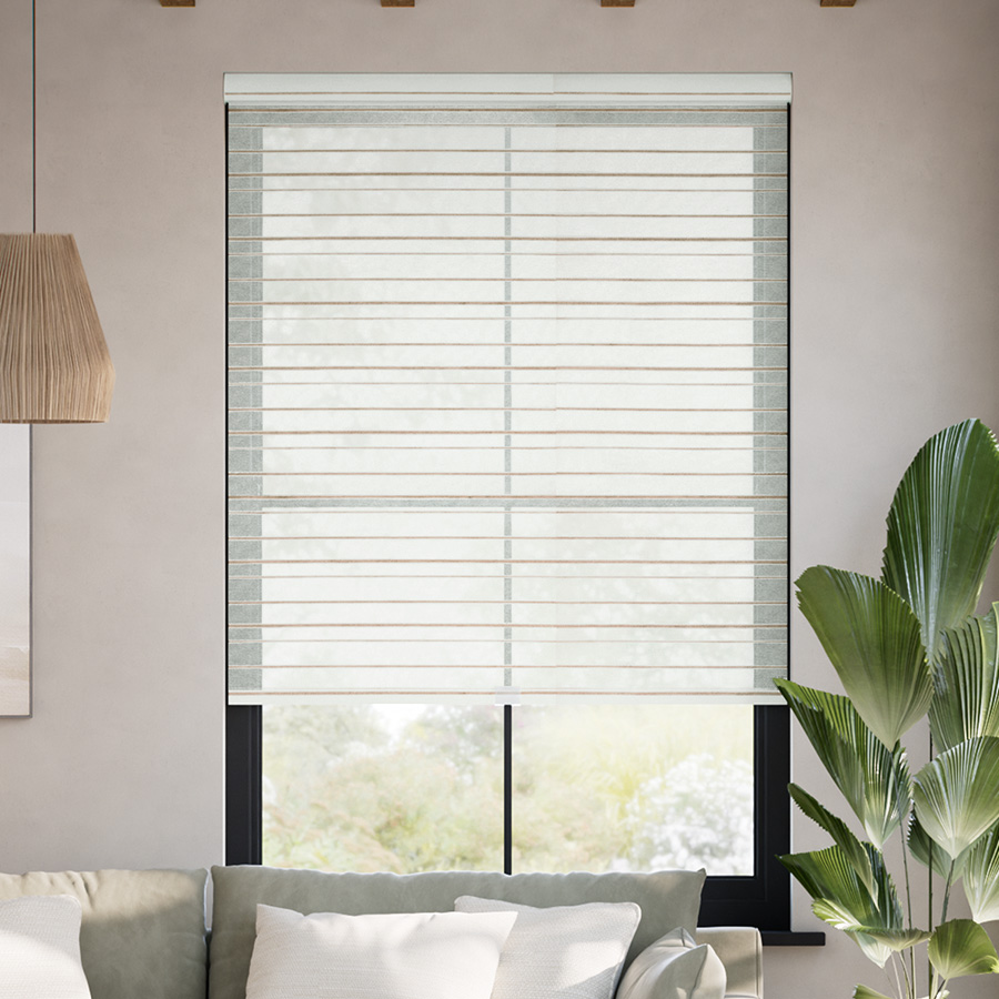 Roller Shades Textured Woven - White, Select Blinds