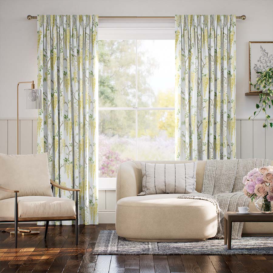 Wisteria Garden Ochre Yellow 15165