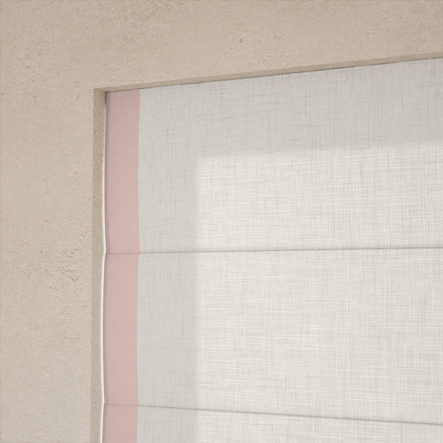 Bijou Linen Alabaster & Blush Pink 15810