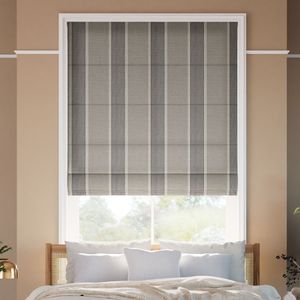 Brazen Stripe Linen Vintage Graphite Grey 15828
