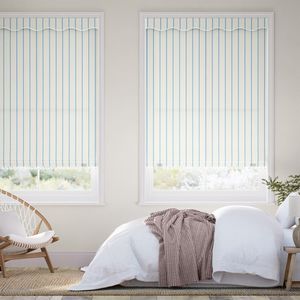 Twill Stripe Sky Blue 16132