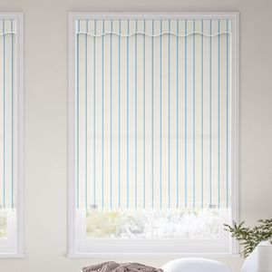 Twill Stripe Sky Blue 16132