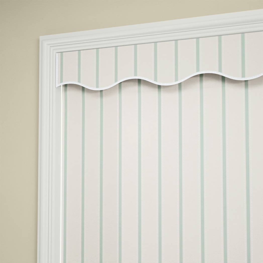 Twill Stripe Duck Egg 16134