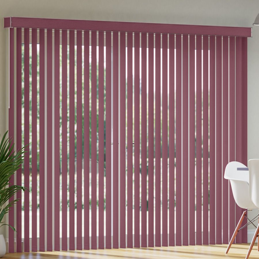 Classic Fabric Vertical Blinds For Sliding Doors 