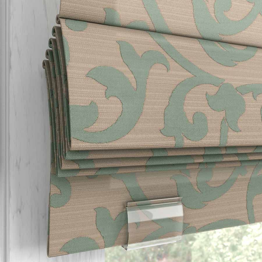 Sage Floral Scroll 4745