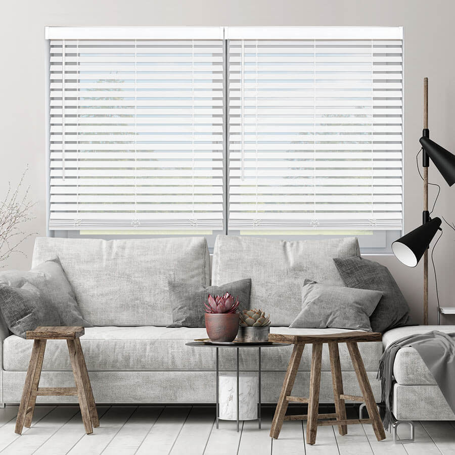 2" Faux Wood Horizontal Blinds--white Custom Made You Pick Width and Height US 