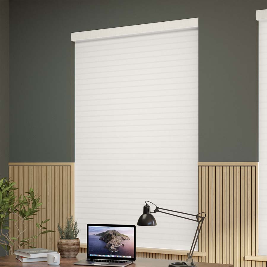 2 1/2" Tranquil Light Filtering Sheer Shades