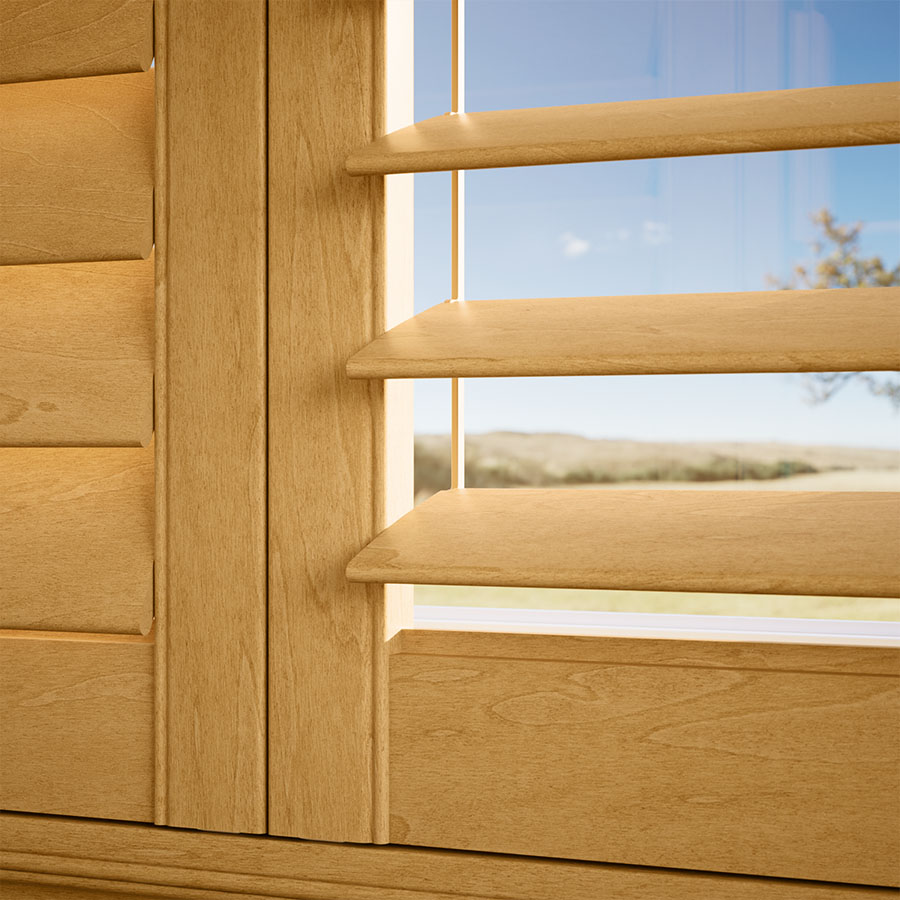 Luxe Modern Stained Window Shutters