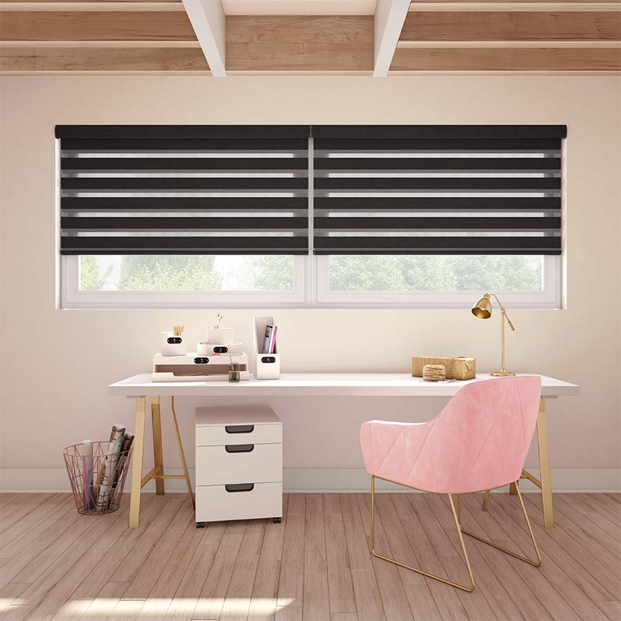 LEVOLOR Light Filtering Zebra Shades Dual Shades Select Blinds