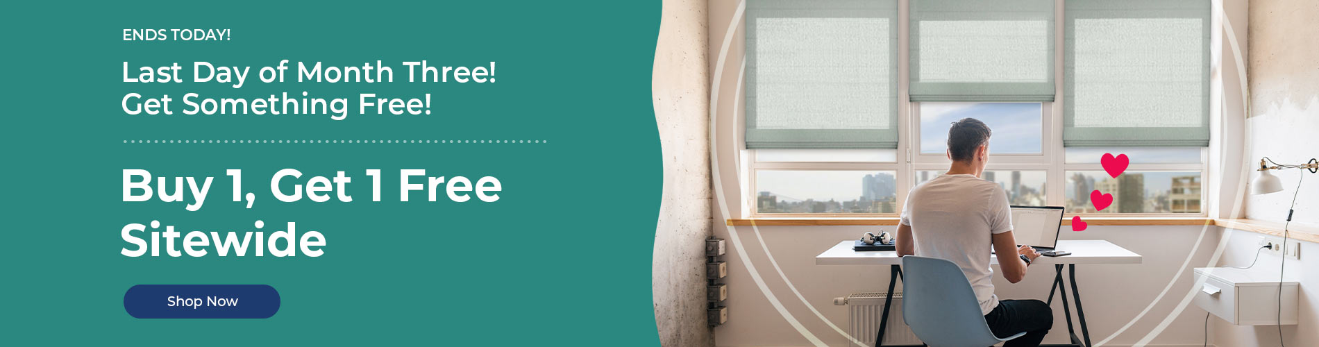 Buy 1, Get 1 Free Sitewide!