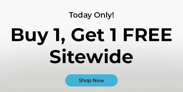 Today Only! Buy 1, Get 1 Free Sitewide