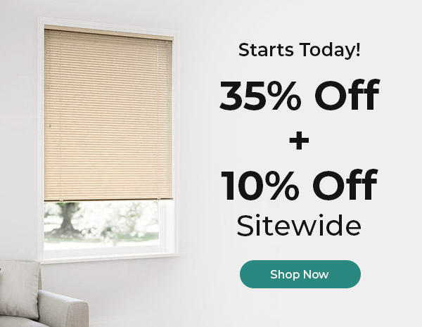 Starts Today! 35% + 10% Off Sitewide