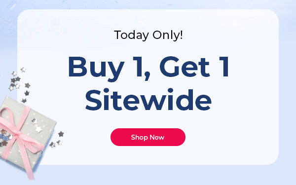 Today Only! Buy 1, Get 1 Free Sitewide