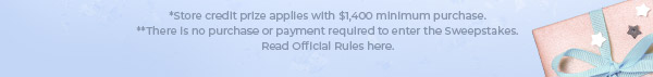 Birthday Sweepstakes Official Rules