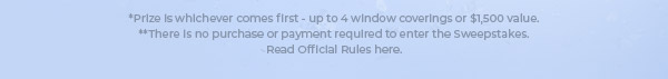 Birthday Sweepstakes Official Rules