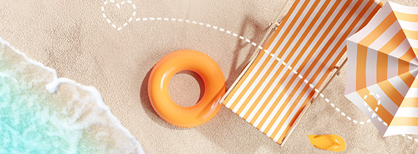 40% Off Sitewide beach image