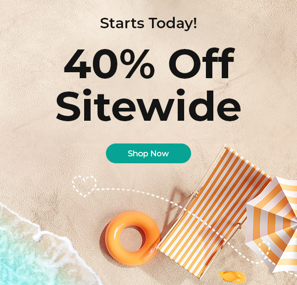 48 Hours Only! 40% Off Sitewide