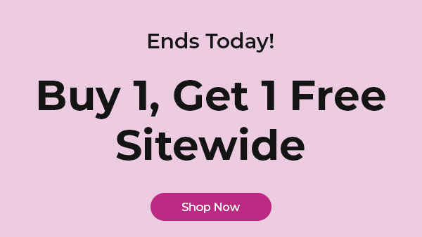 Ends Today: Buy 1, Get 1 Free Sitewide