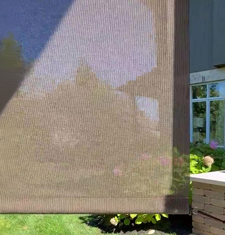 Image of person measuring a window