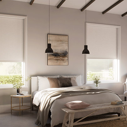 Image of a Bedroom with Blackout Blinds
