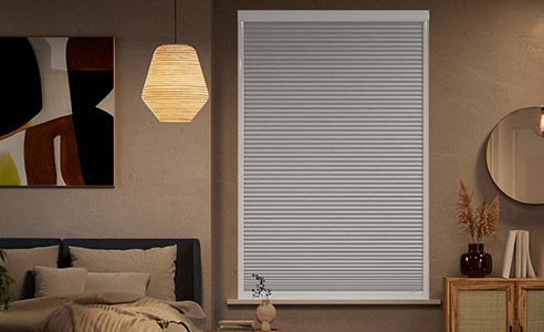 Image of shades depicting light and noise blocking
